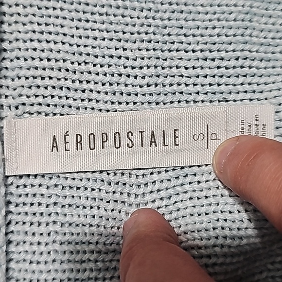 Aeropostale small light blue sweater - Picture 6 of 7